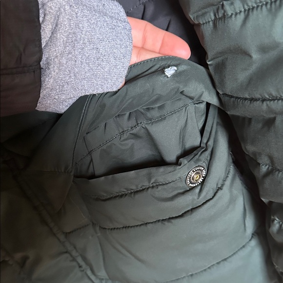 Scotch and Soda hooded puffer jacket green size L - Picture 8 of 15